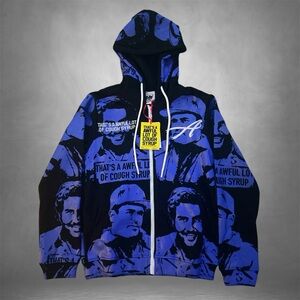 Asaali x Thats A Awful Lot OF Cough Syrup Zip Up Hoodie
